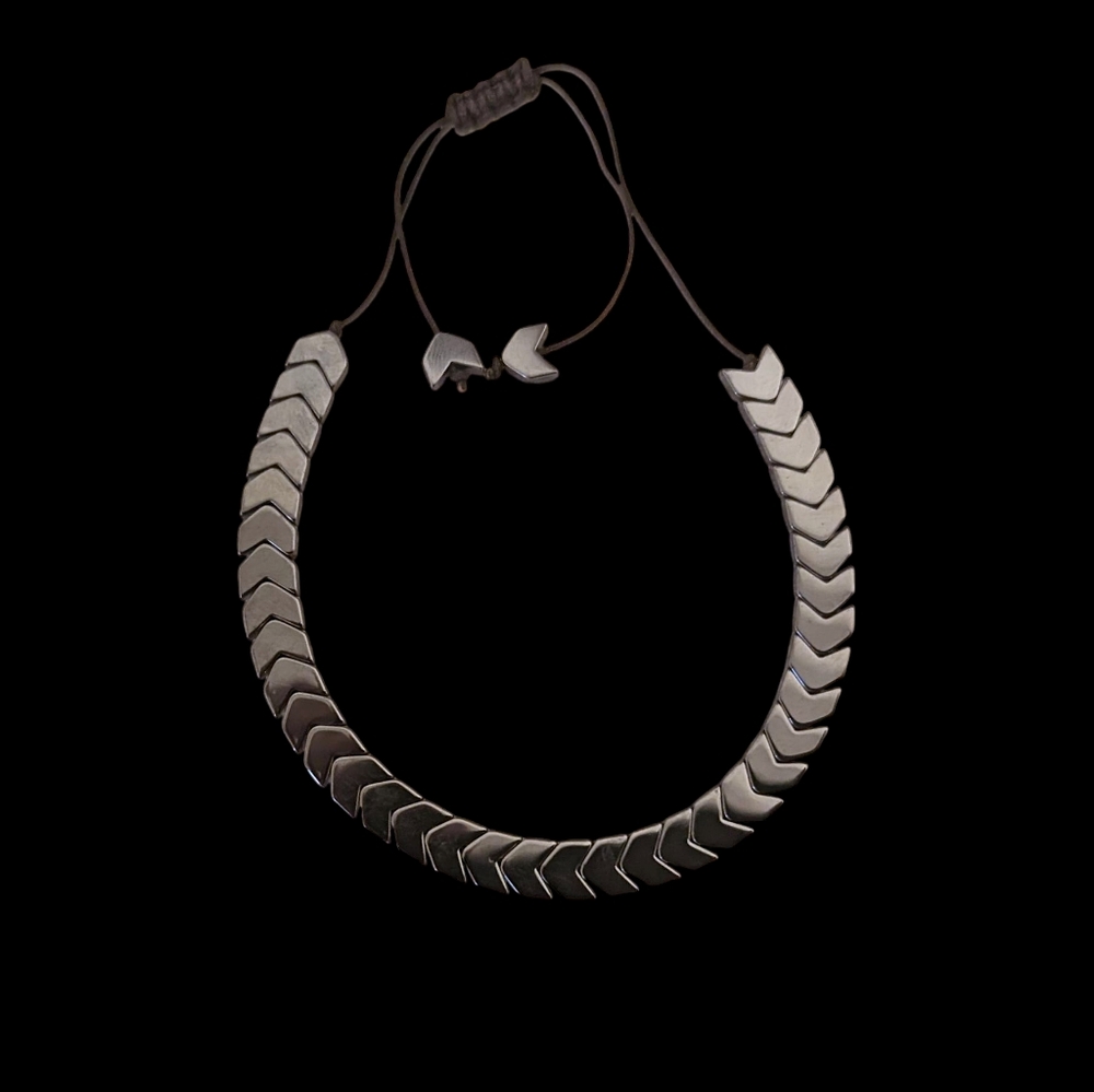 Hematite Pull-cord Bracelet
